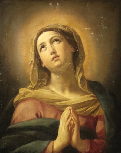 The Virgin Mary Praying by Unbekannt Unbekannt